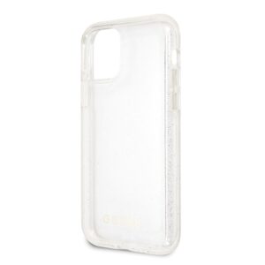 Guess GUHCN65PCGLSI Apple iPhone 11 Pro Max silver hard dėklas Glitter - Image 3