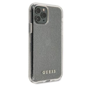 Guess GUHCN65PCGLSI Apple iPhone 11 Pro Max silver hard dėklas Glitter - Image 5