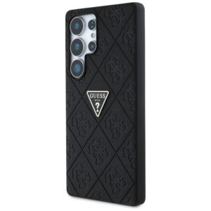 Dėklas Guess Hot Stamp 4G Pattern Triangle Metal Logo Samsung Galaxy S25 Ultra juodos spalvos - Image 2