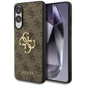 Dėklas Guess Big 4G Logo Classic Logo skirta Samsung Galaxy S25 Edge rudos spalvos - Image 1