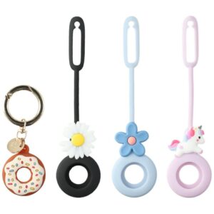 Dėklas 4smarts Set Omega silicone 4 vnt for AirTag multicolour