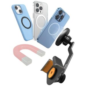 Magnetic mount 4smarts Screen Mount Qi2 Monitor Mount for smartphone grey - Image 3