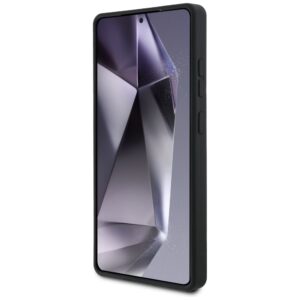 Karl Lagerfeld Silicone Metal Signature Logo Dėklas skirtas Samsung Galaxy S25 Ultra juodos spalvos - Image 5