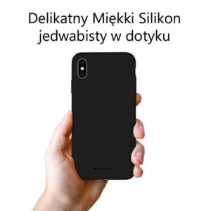 Mercury Silicone Apple iPhone 15 6.1"juodos spalvos - Image 3