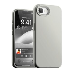 Dėklas Mercury Silicone skirta Apple iPhone 16e pilkos spalvos