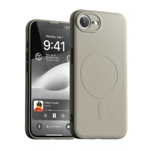 Dėklas Mercury Semi-Silicone MagSafe skirta Apple iPhone 16e pilkos spalvos