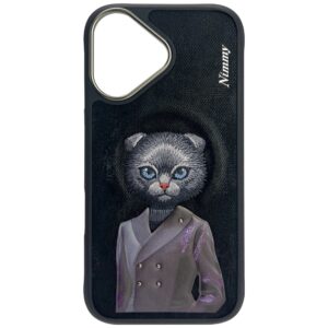 Dėklas Nimmy Magnetic fashion cute pet MagSafe skirtas Apple iPhone 16 juodos spalvos - Image 2