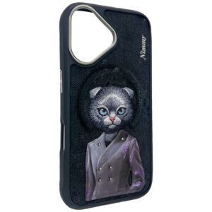 Dėklas Nimmy Magnetic fashion cute pet MagSafe skirtas Apple iPhone 16 juodos spalvos - Image 4