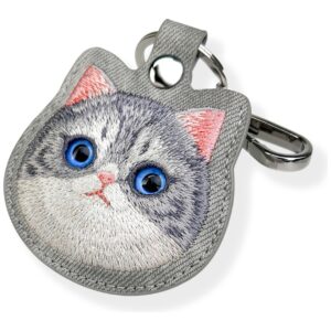 Dėklas daiktų ieškikliui Nimmy New Big Eyed Pet 2.0 Cat pilkos spalvos - Image 3