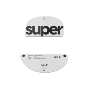 Superglide 1 (Type-S) Glass Skates Pulsar ZywOo The Chosen White (Balti) Pakaitiniai Mouse Feet