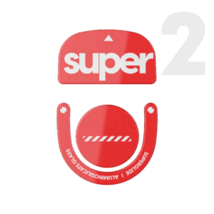 Superglide 2 (Type-C) Glass Skates Logitech G Pro X Superlight 2 Red (Raudoni) Pakaitiniai Mouse Feet