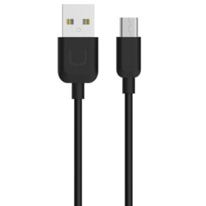 USAMS kabelis U-Turn microUSB 1mjuodos spalvos 2A MICUSBXD01 (US-SJ098)