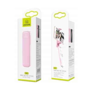 USAMS Selfie Stick M1 Mini 3,5mmžalios spalvos ZB5203 (US-ZB052) - Image 4