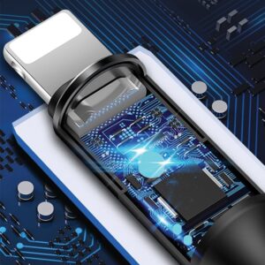 USAMS Kabelis pintas U5 3w1 1,5m 2Ajuodos spalvos (lightning/microUSB/USB-C) SJ2193IN101 (US-SJ219) - Image 8