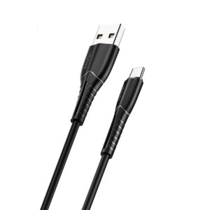 USAMS kabelis U35 microUSB 2A Fast Charge1m juodos spalvos SJ365USB01 (US-SJ365)