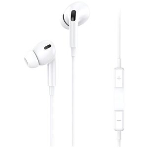 USAMS ausinės stereo EP-41 lightning baltos spalvos SJ453HS01