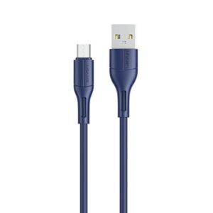 USAMS kabelis U68 microUSB 2A Fast Charge1m mėlynos spalvos SJ502USB03 (US-SJ502)