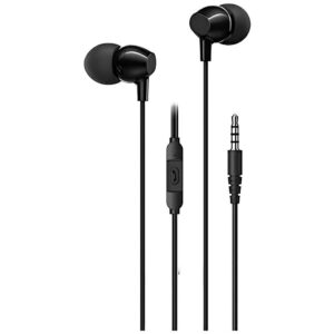 USAMS ausinės stereo EP-47 3.5mmjuodos spalvos 1,2m HSEP4701 (US-SJ594)