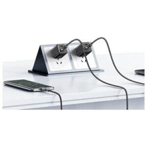 USAMS USB-A į USB-C kabelis 3A 1.2m Aluminum Alloy Data kabelis SY Series SJ718USB01 (US-SJ718) - Image 5