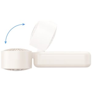 Nešiojamas ventiliatorius USAMS Mini ZB352 1200mAh folding beige - Image 6