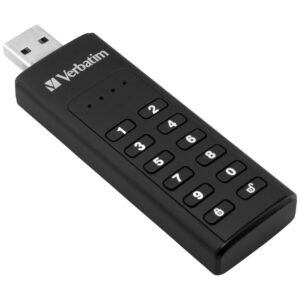 External drive Verbatim Keypad Secure USB 3.2 Gen 1 32GB juodos spalvos 49427 - Image 3