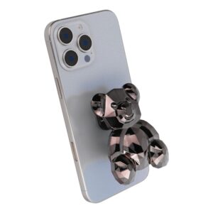 Telefono stovas BEAR - stick-on - juodos spalvos - Image 3