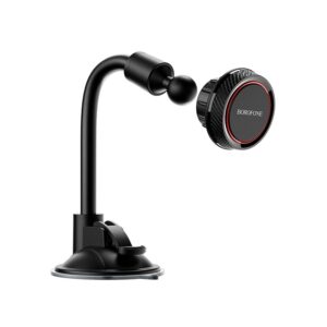 Borofone automobilinis laikiklis BH18 Journey magnetic, stick-on base black-red - Image 3