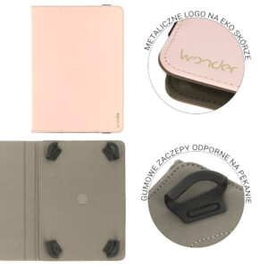 Wonder Soft dėklas planšetiniam kompiuteriui 13" light rožinės spalvos - Image 8