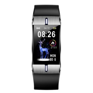 FITNESS FIT BAND > FW34 SILVER juodos spalvos - Image 5