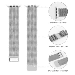 Milanese apyrankė skirta Apple Watch 38/40/41mm sidabro spalvos - Image 2