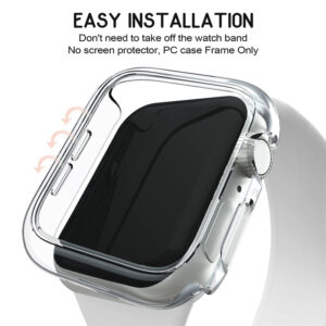 Dėklas skirtas Apple Watch 45mm PC1 raudonos spalvos - Image 2