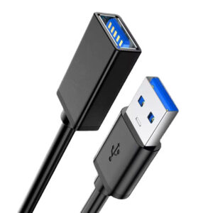 Extension kabelis - USB į USB 3.0 - 5 metres juodos spalvos - Image 2