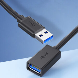 Extension kabelis - USB į USB 3.0 - 5 metres juodos spalvos - Image 3
