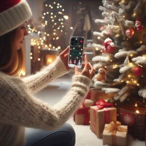 TEL PROTECT Christmas dėklas skirtas Samsung S23 Ultra Design 4 skaidrus - Image 5