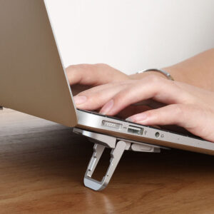 Nillkin Bolster Plus laptop stand, stick-on base pilkos spalvos (2 pieces) - Image 4