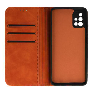 Wonder Prime dėklas skirtas Samsung Galaxy A51 rudos spalvos - Image 4