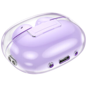 Borofone TWS Bluetooth Earphones BW46 Ice flake violetinės spalvos - Image 2