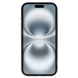 Glitter Magsafe dėklas skirtas Apple iPhone 16 juodos spalvos skaidrus - Image 3