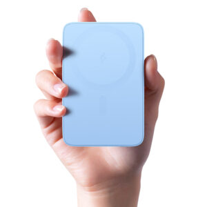 Benks Power bank 10000mAh MP07 - USB + Type C - magnetic with induction charging rožinės spalvos - Image 5