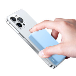 Benks Power bank 10000mAh MP07 - USB + Type C - magnetic with induction charging rožinės spalvos - Image 6