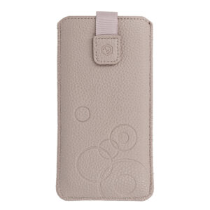 WONDER Deko Pouch dėklas (Size M) skirtas Apple iPhone 5/Nokia 215 4G/225/5310 2020 cappuccino - Image 2