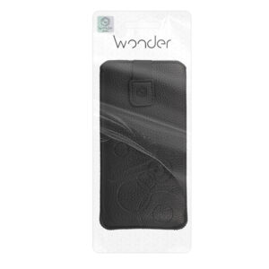 WONDER Deko Pouch dėklas (Size M) skirtas Apple iPhone 5/Nokia 215 4G/225/5310 2020 juodos spalvos - Image 7