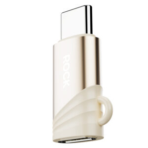 Rock Adapteris L12 - Type C (female) į Lightning (male) - PD 30W titanium - Image 3