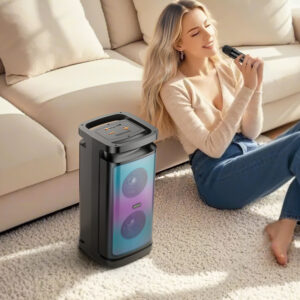 Borofone nešiojama Bluetooth kolonėlė BP25 Vida su mikrofonu juodos spalvos - Image 7