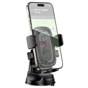 Borofone automobilinis laikiklis BH132 Follower juodos spalvos - Image 2