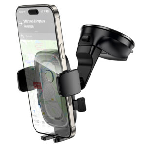 Borofone automobilinis laikiklis BH132 Follower juodos spalvos - Image 3