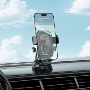 Borofone automobilinis laikiklis BH132 Follower juodos spalvos - Image 8