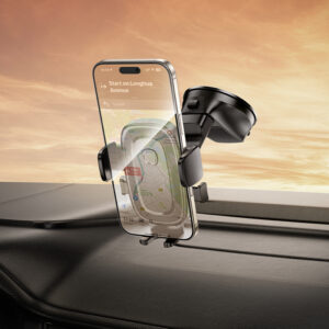 Borofone automobilinis laikiklis BH132 Follower juodos spalvos - Image 9