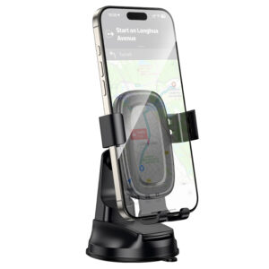 Borofone automobilinis laikiklis BH130 Follower juodos spalvos - Image 2