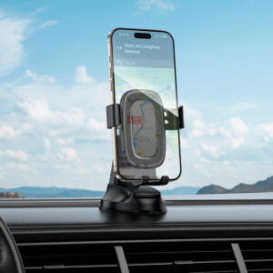 Borofone automobilinis laikiklis BH130 Follower juodos spalvos - Image 9